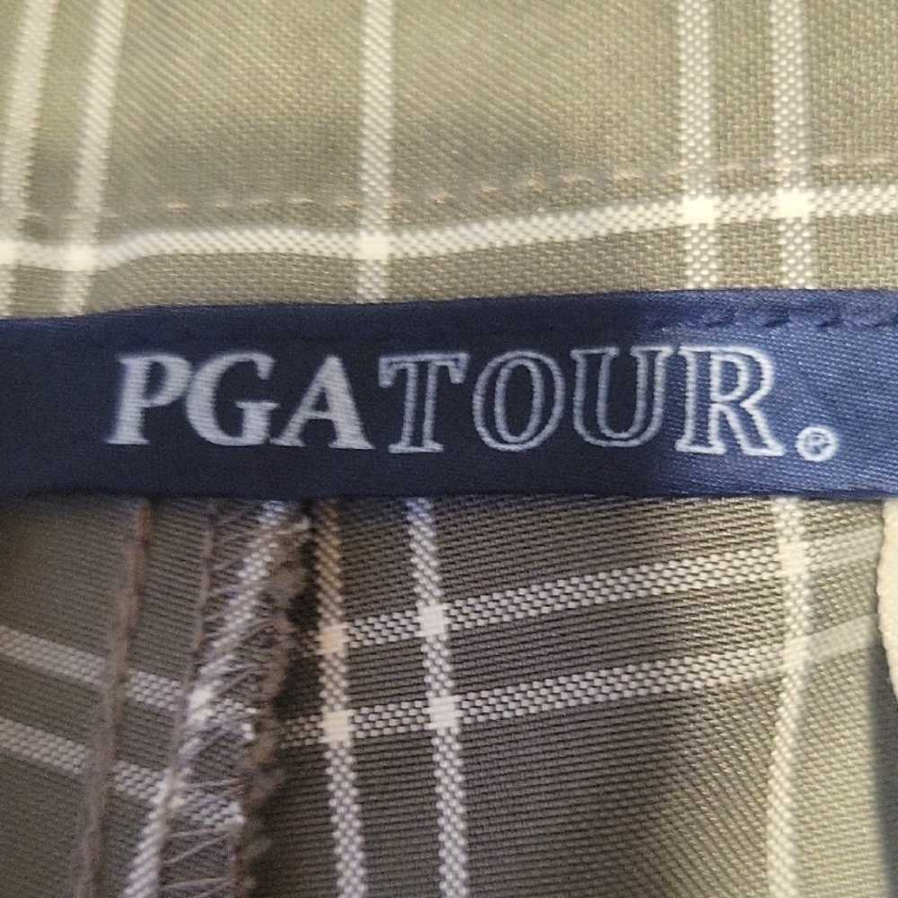 PGA Tour Plaid Shirt